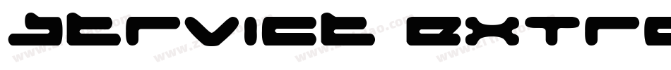 Service ExtraBold字体转换
